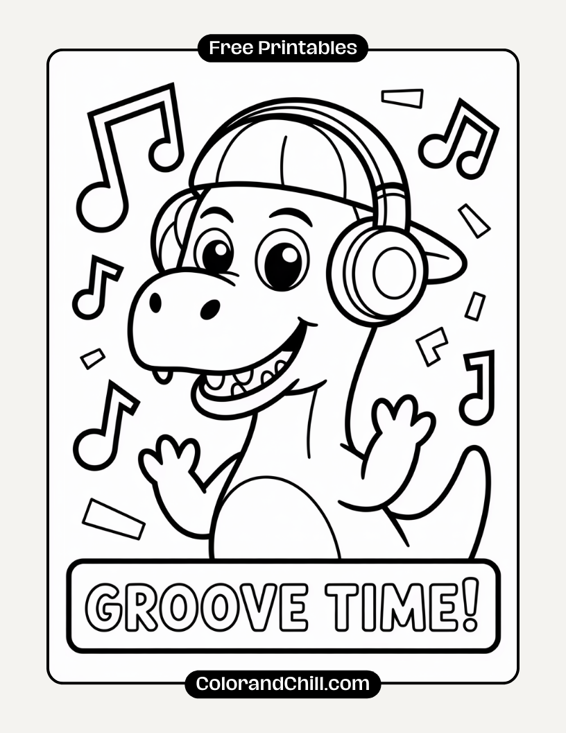 18.Dinosaur-Sleeping-Under-a-Star-Tent-Coloring-Page-2