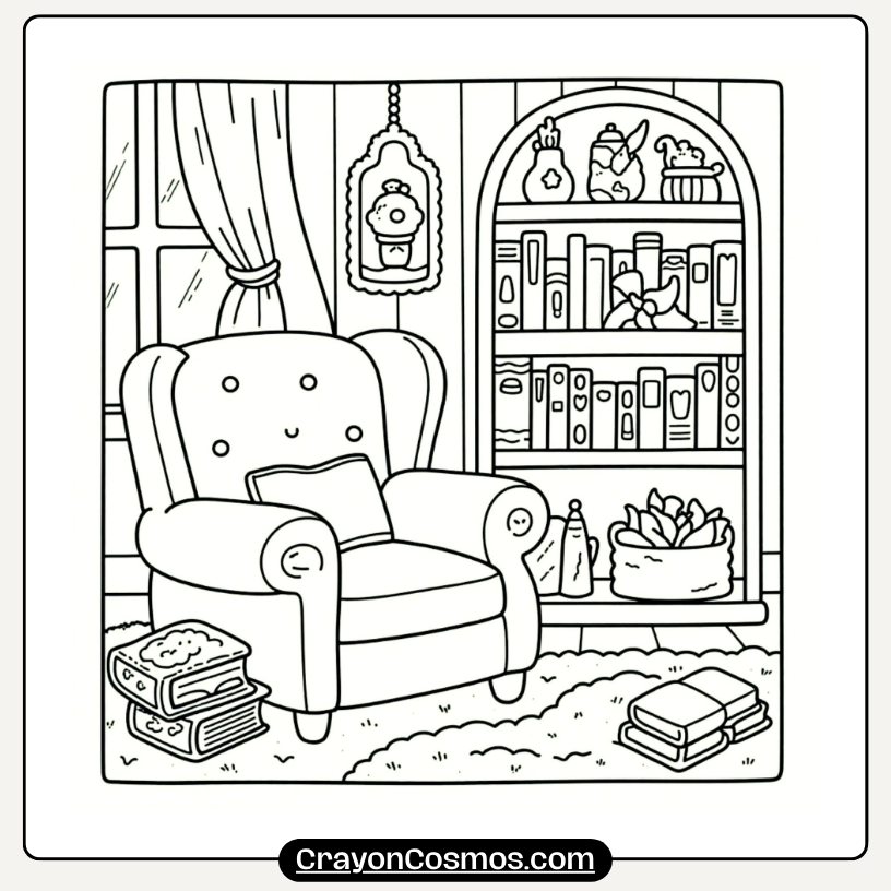 3.Living-Room-Corner-Cute-Cozy-Coloring-Page-1