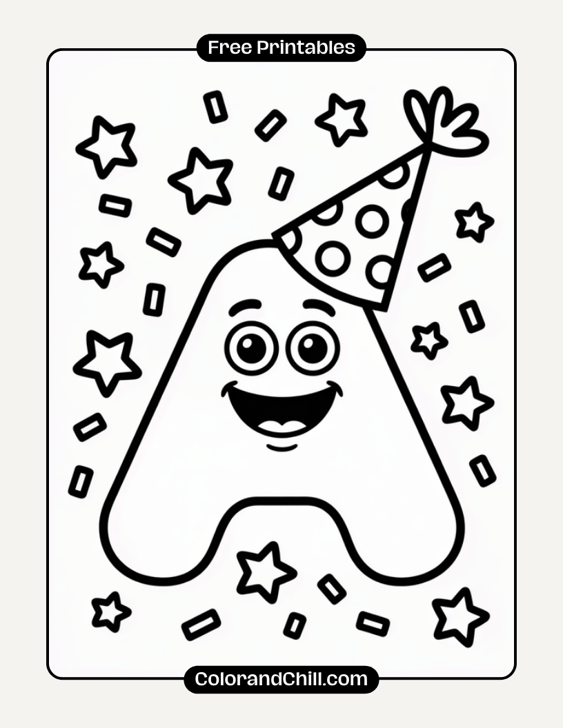 Free Printable Alphabet Coloring Pages For Kids