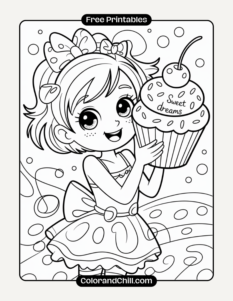Free Printable Anime Coloring Pages For Adults & Kids