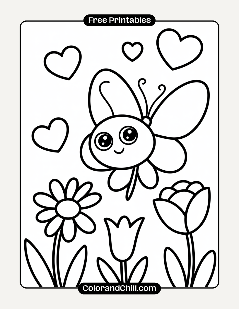 Free Printable Butterfly Coloring Pages for Kids & Adults