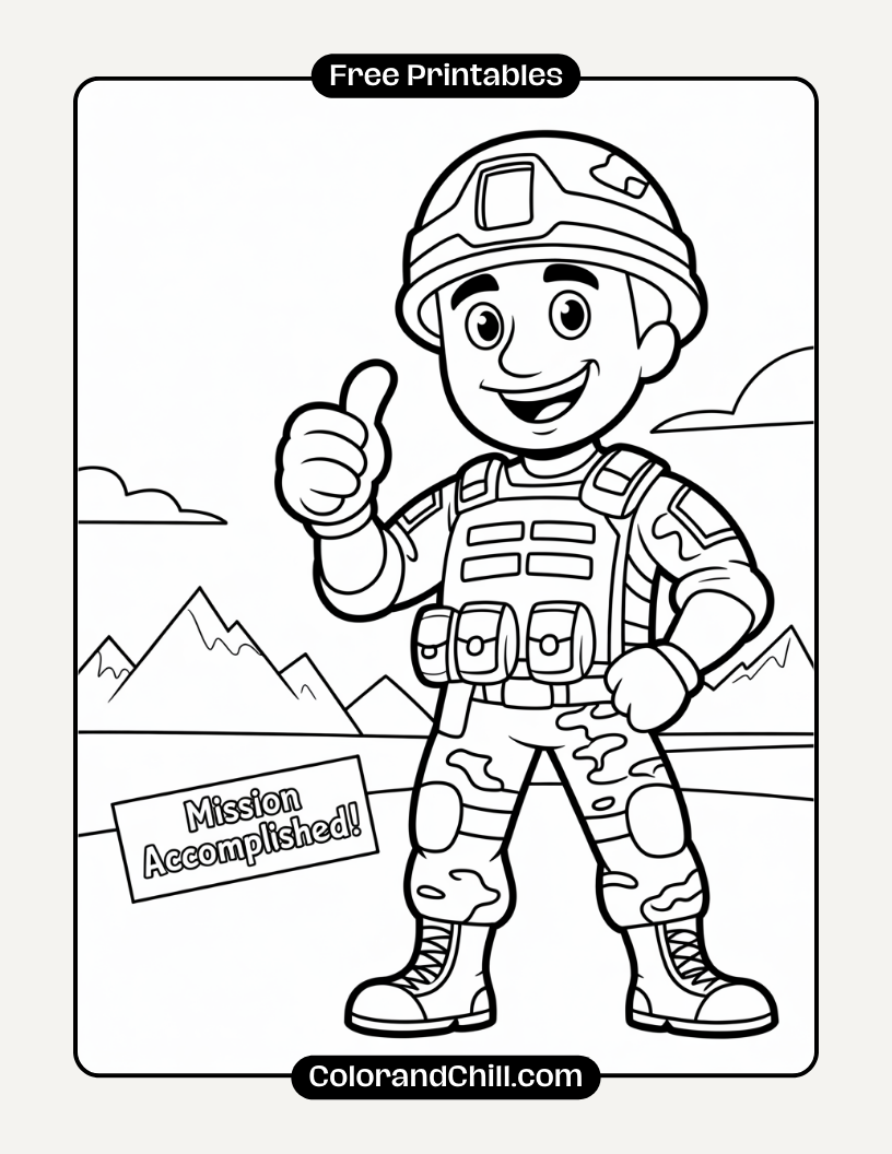 Free Call of Duty Coloring Pages | Print & Play Today