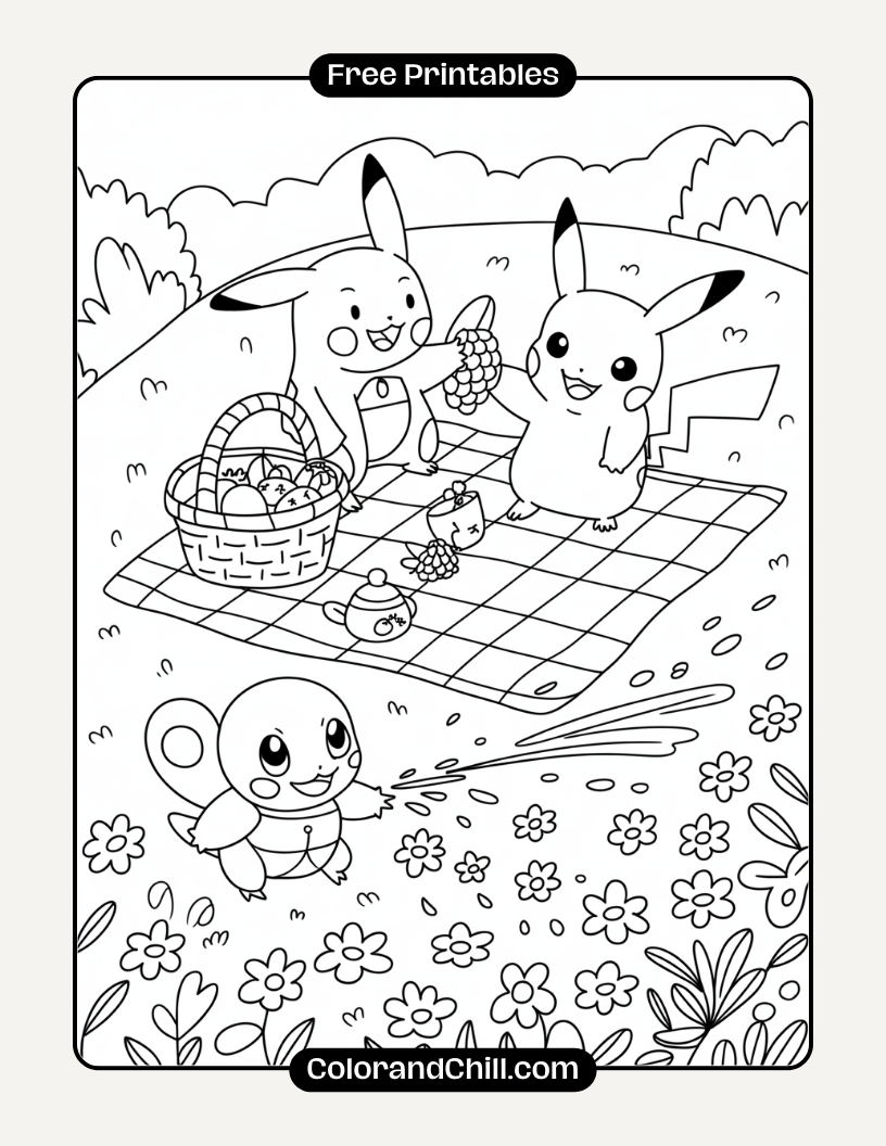 Free Printable Pokemon Coloring Pages For Kids & Adults