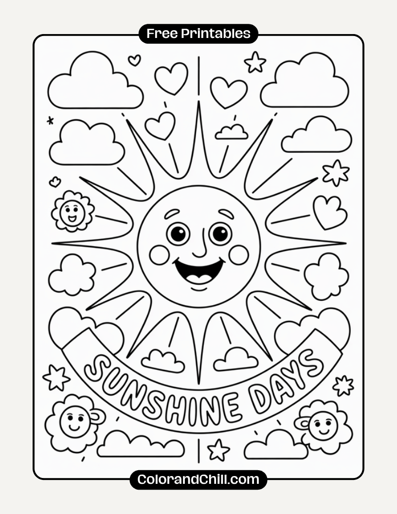 Free Crayola Coloring Pages Print & Color Fun for Kids