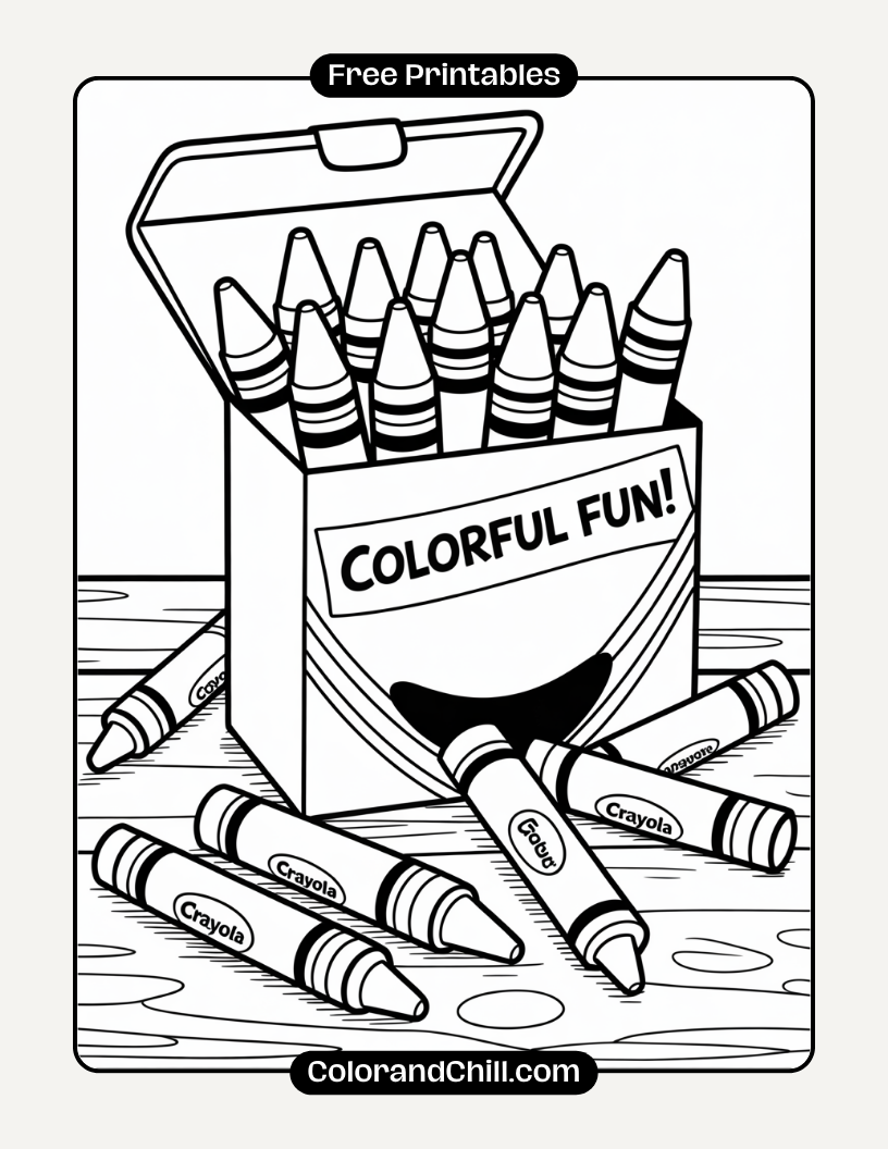 Free Crayola Coloring Pages | Print & Color Fun!