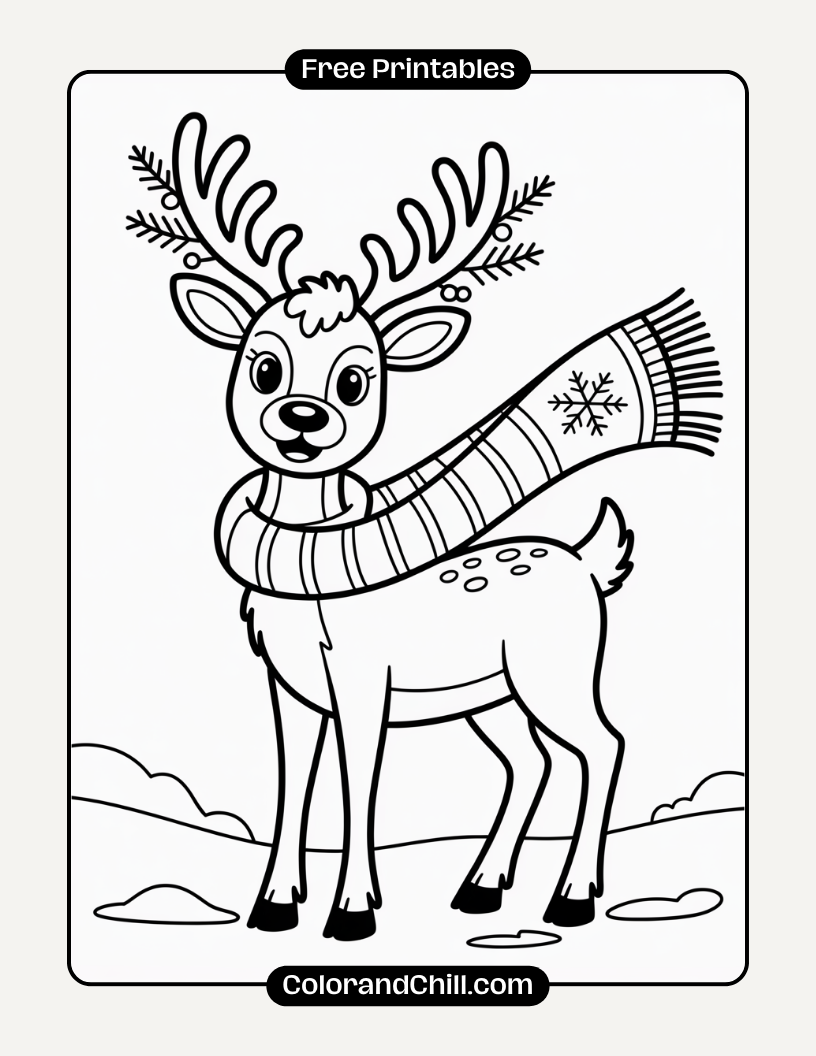 Free Christmas Coloring Pages for Kids & Adults {Print Now}