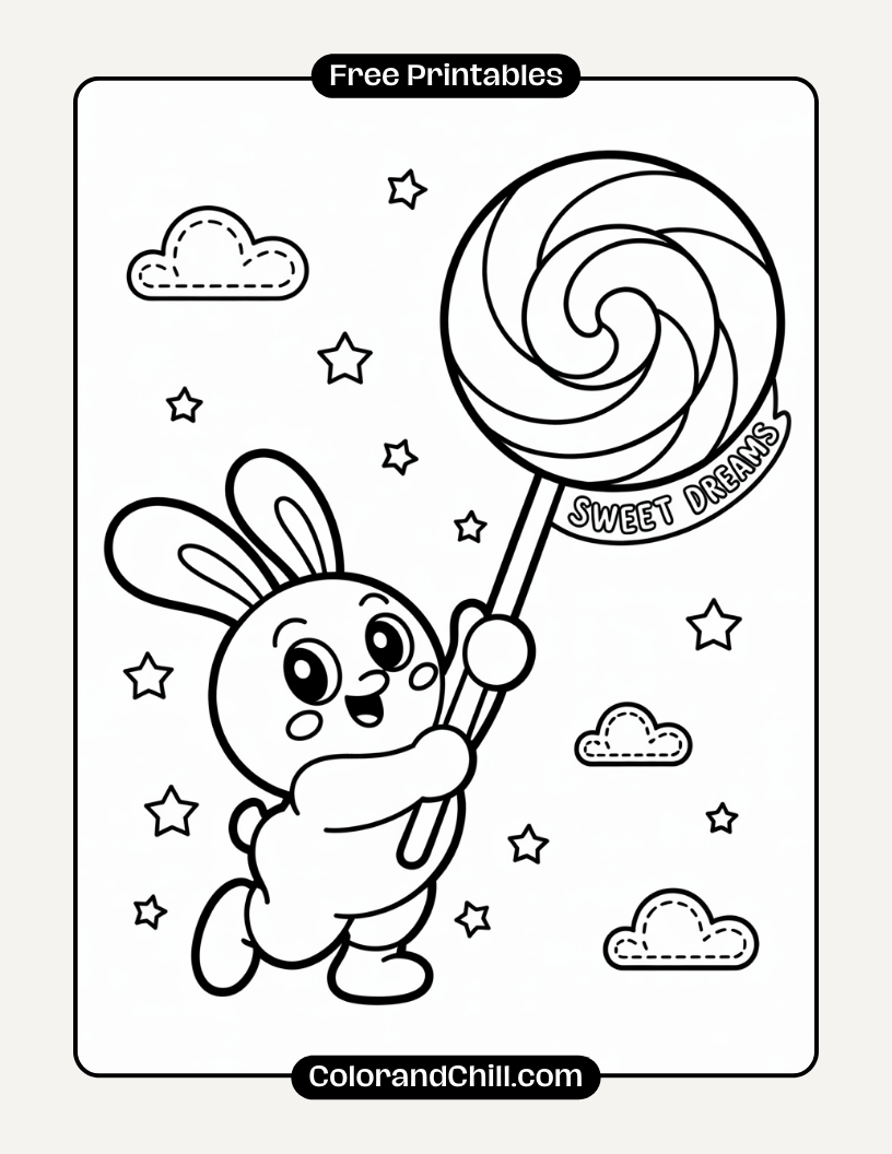 Free Printable Labubu Coloring Pages for Kids & Adults