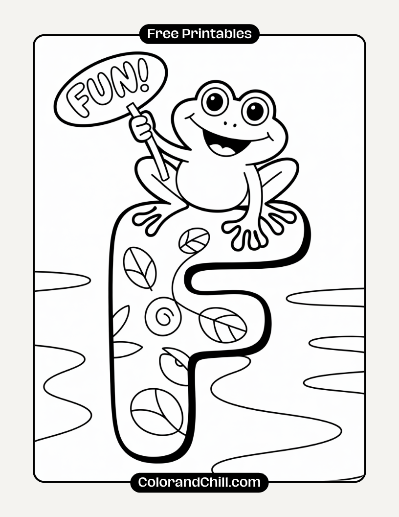 Free Printable Letter F Coloring Pages for Kids