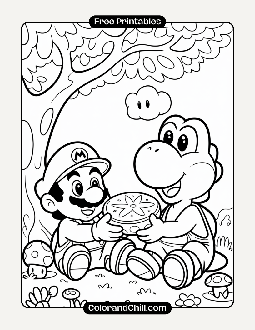 Free Printable Mario Coloring Pages For Kids & Adults