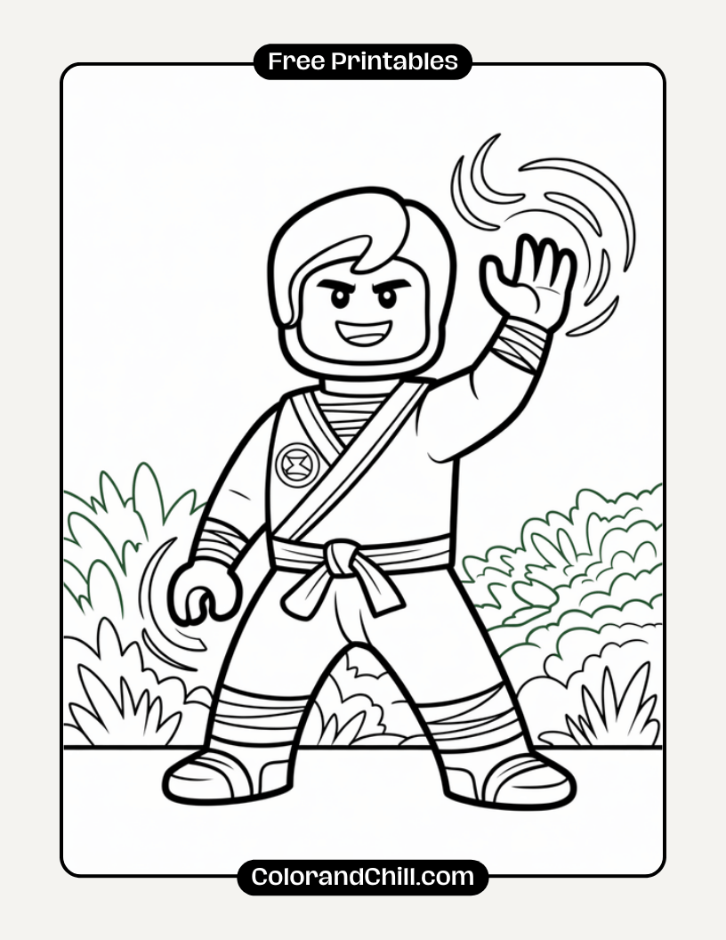 Free Printable Ninjago Coloring Pages for Kids