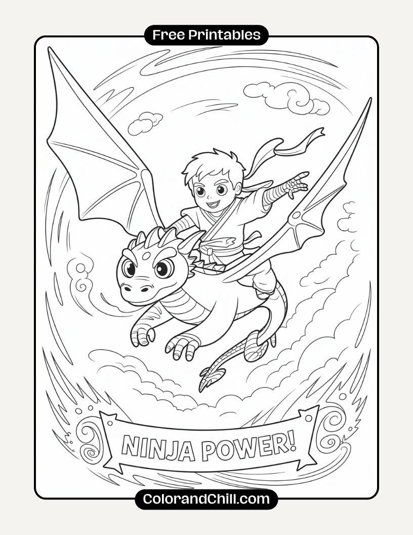 Free Printable Ninjago Coloring Pages For Kids