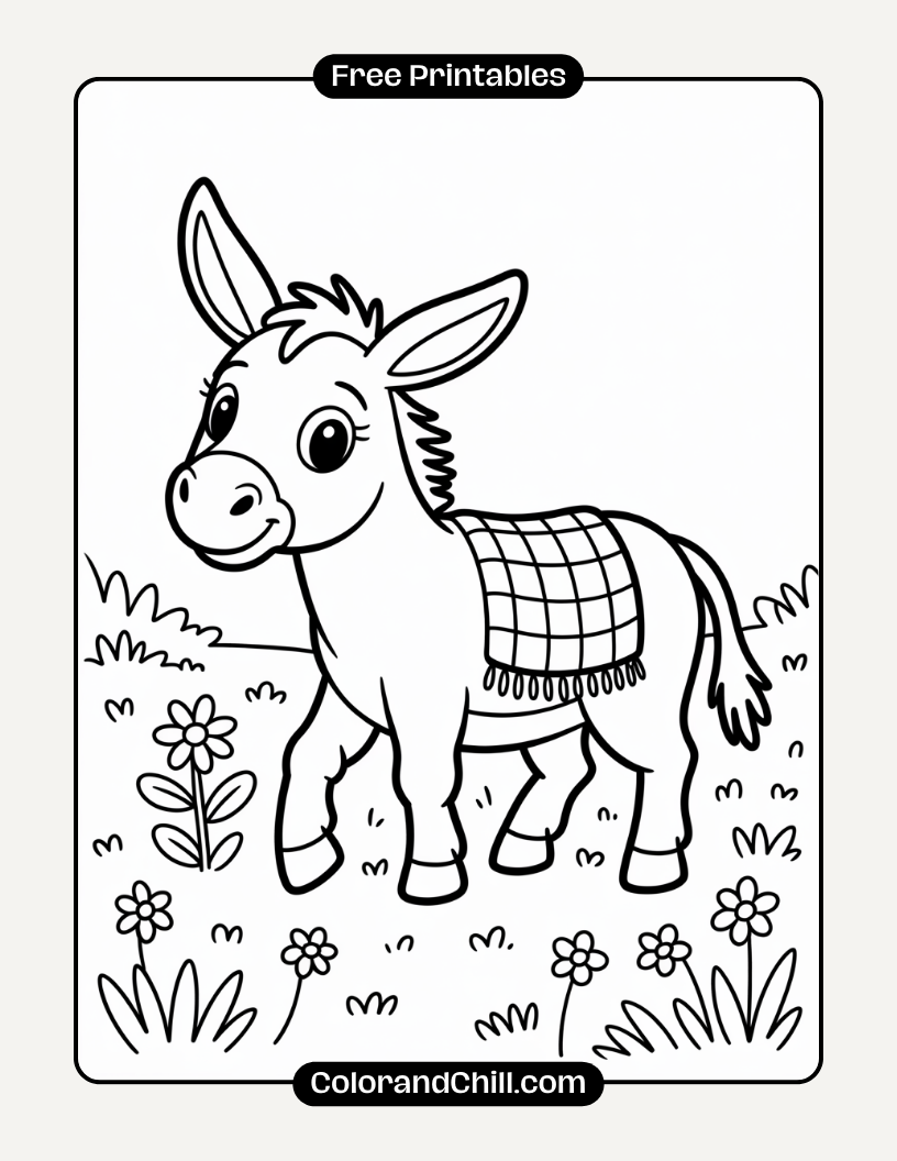 Free Printable Palm Sunday Coloring Pages for Kids