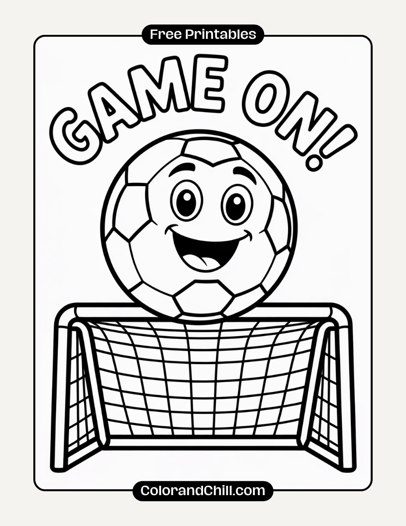 Free Printable Soccer Coloring Pages For Kids ⚽