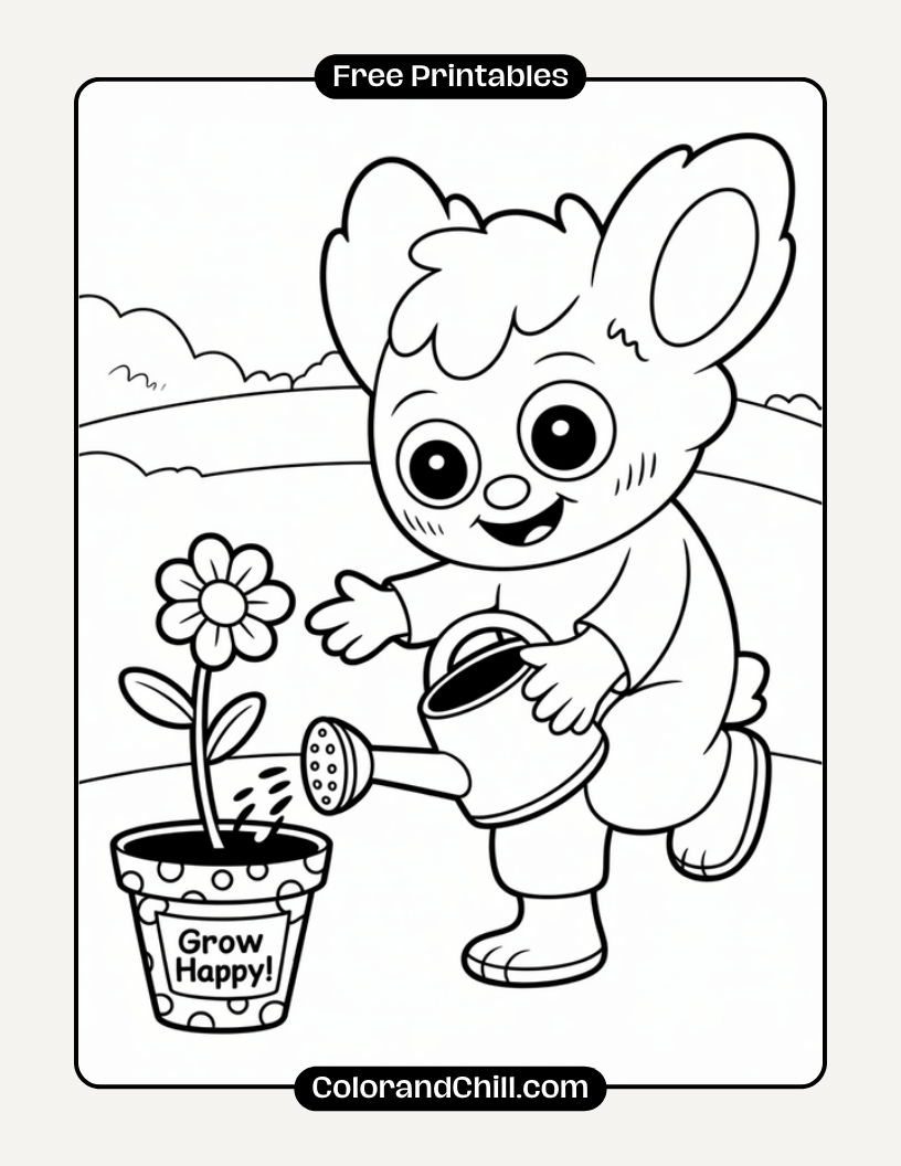 Free Printable Sprunki Coloring Pages for Kids Fun