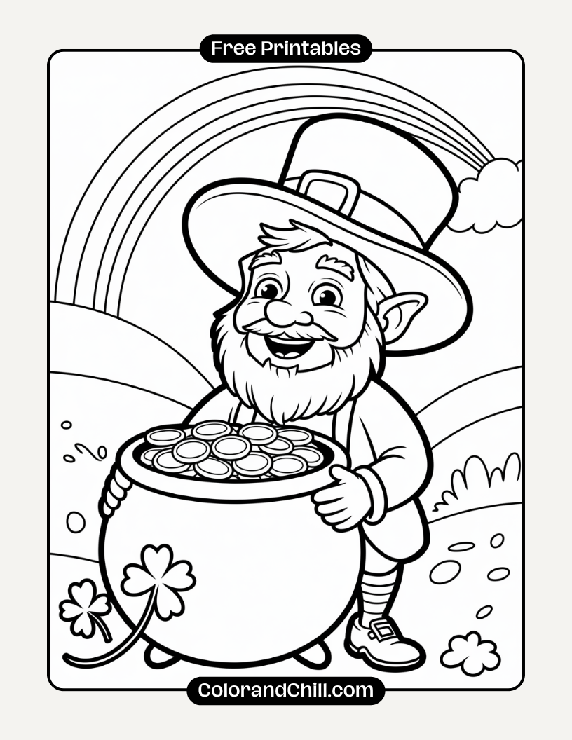 Free St. Patrick's Day Coloring Pages for Kids & Adults