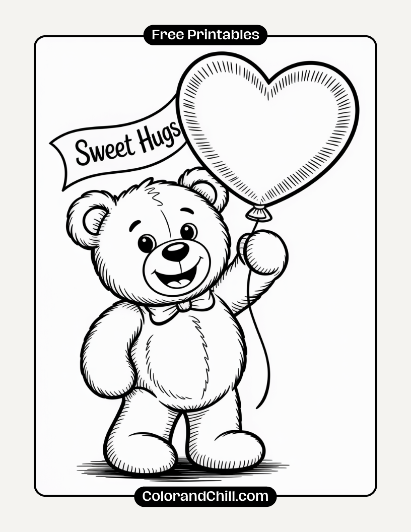 Free Printable Valentine's Day Coloring Pages for Kids & Adults