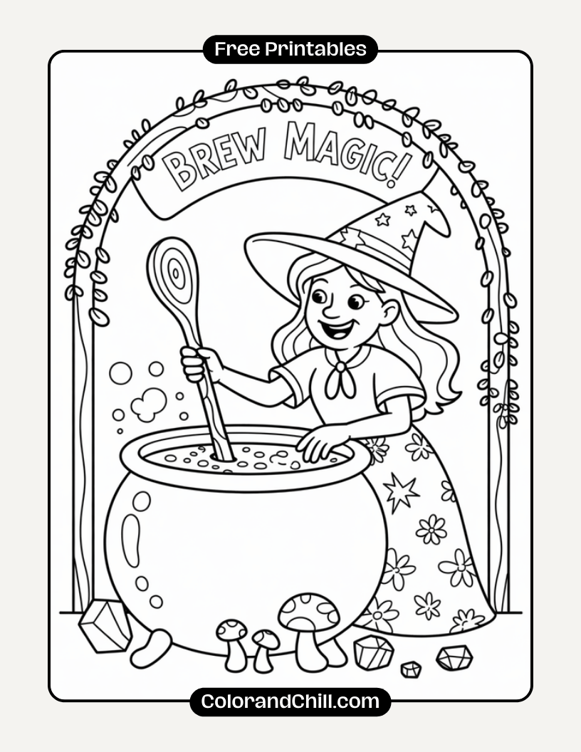 Wicked Coloring Page Free Printable Fun For All Ages